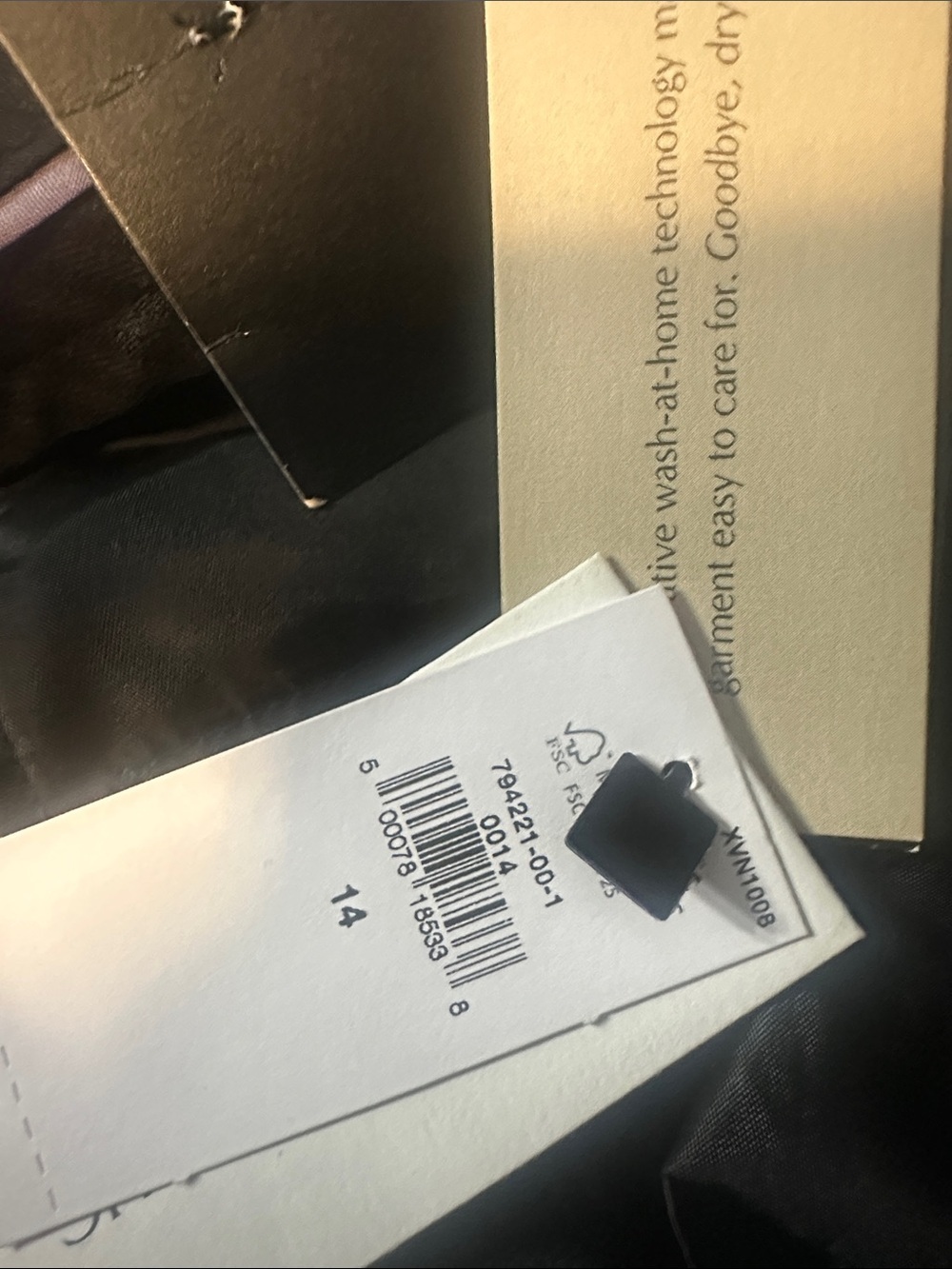 NWT! Banana Republic Black Avery Straight Pants 794221 🖥️8️⃣ - Picture 5 of 5